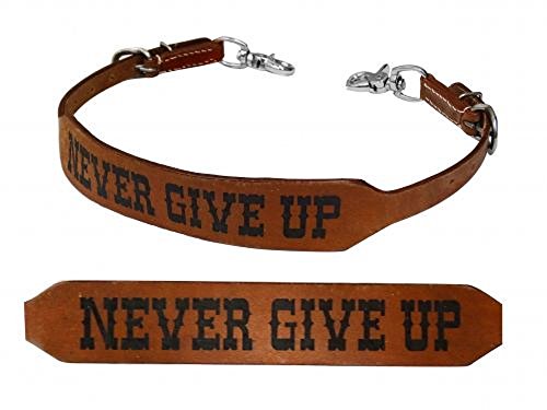 Showman "Never Give Up Leder-Widerriemen. Pferde-Zaum! Showman "Never Give Up Leder-Widerriemen. Pferde-Zaum! von Showman