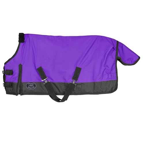 Showman Pony/Yearling Pferdedecke, 106,7 - 116,8 cm, wasserdicht und atmungsaktiv, 1200 Denier, Violett Showman Pony/Yearling Pferdedecke, 106,7 - 116,8 cm, wasserdicht und atmungsaktiv, 1200 Denier, Violett von Showman