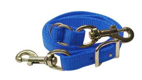 Showman Premium-Nylon-Spanngurt, einfach verstellbar, Blau Showman Premium-Nylon-Spanngurt, einfach verstellbar, Blau von Showman