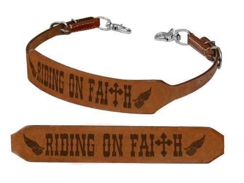 Showman "Riding on Faith Kreuz & Wing Design Leder verdorren Strap. New Pferd Tack Showman "Riding on Faith Kreuz & Wing Design Leder verdorren Strap. New Pferd Tack von Showman
