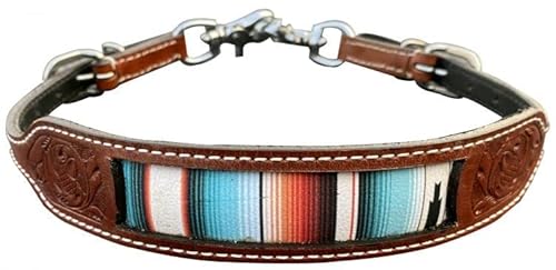 Showman Serape Widerristgurt aus Leder mit Southwest Print Showman Serape Widerristgurt aus Leder mit Southwest Print von Showman