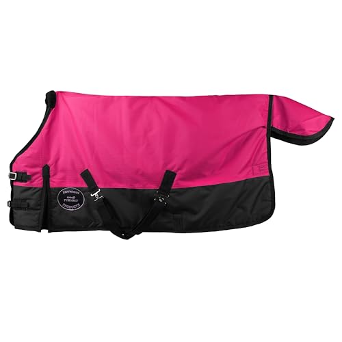 Showman Verstellbar 142,2 cm-62 1200 Denier Winter Pony/Wildnis, Pink/Schwarz Showman Verstellbar 142,2 cm-62 1200 Denier Winter Pony/Wildnis, Pink/Schwarz von Showman