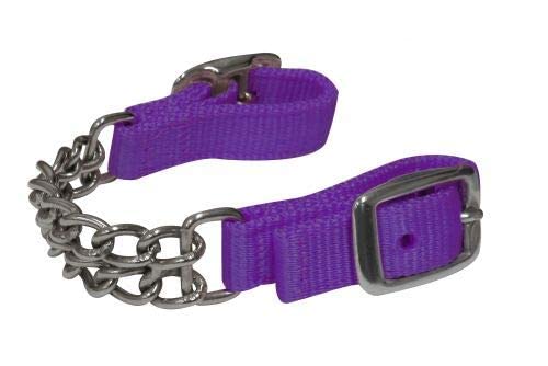 Showman Verstellbarer Doppelketten-Nylon-Panzergurt (lila) von Showman