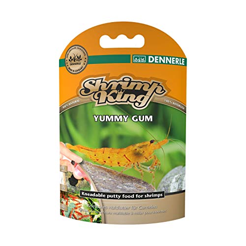 Dennerle Shrimp King Yummy Gum 50g - haftfähige Futterknete für Garnelen von Dennerle