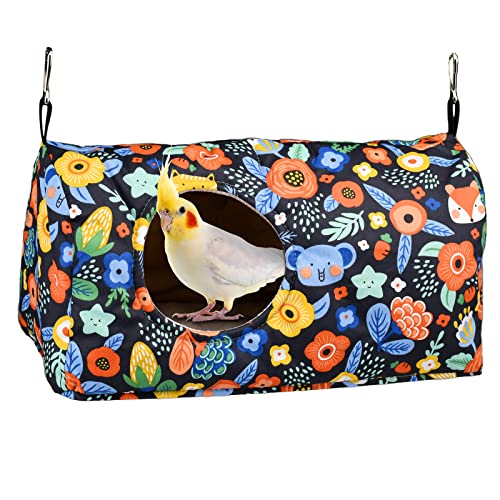 ShuRung Warmes Bett für Vögel, Schlafnest, Haus, Kuschelhütte, Hängematte, Höhle für Nymphensittiche, Sittiche, Wellensittiche, Lovebirds L ShuRung Warmes Bett für Vögel, Schlafnest, Haus, Kuschelhütte, Hängematte, Höhle für Nymphensittiche, Sittiche, Wellensittiche, Lovebirds L von ShuRung