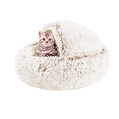 Shujin Katzenhöhle Plüsch Katzenbett 2 in 1 Faltbar Kuschelhöhle Halbgeschlossenes Schlafsack Warm Rund Waschbar Katzenhaus Schlafplatz Bett für Katzen Klein Haustier Shujin Katzenhöhle Plüsch Katzenbett 2 in 1 Faltbar Kuschelhöhle Halbgeschlossenes Schlafsack Warm Rund Waschbar Katzenhaus Schlafplatz Bett für Katzen Klein Haustier von Shujin