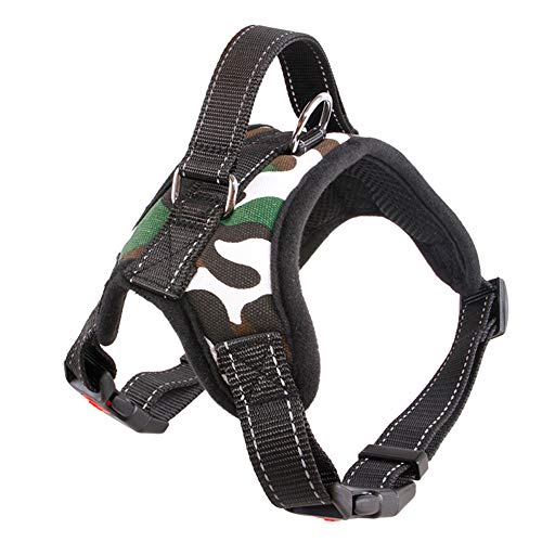 Hundegeschirr Für Mittlere Hunde Hundegeschirr Welpengeschirr für kleine Hunde Kein Zuggurt für Hunde Reflektierendes Hundegeschirr Hundelaufgeschirr 7,XL von Shulishishop