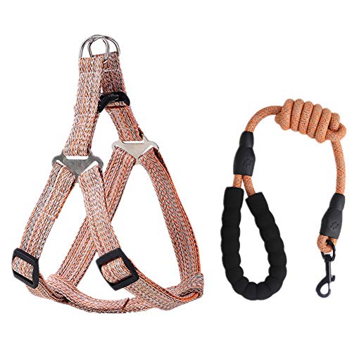 Hundegeschirr Mittelgroße Hunde Katzenleine Katzengeschirr mit Blei Hundewestengeschirr Mops Rettungsgeschirr Hundegeschirr Kleiner Hund orange von Shulishishop