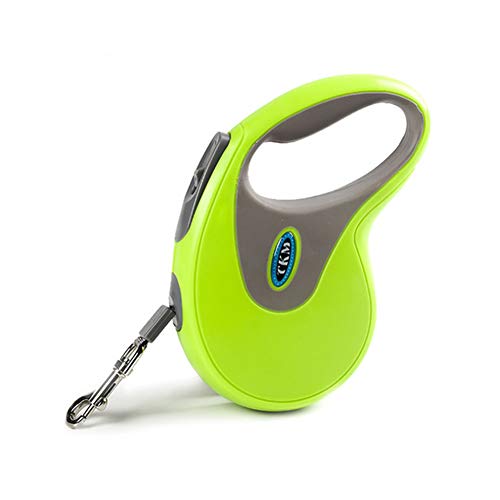 Hundeleine Kleine Hund Katzenleine Ausziehbare Hundeleine Slip Lead für Hunde Ausbau der Hundeführung Einziehbare Hundeleine Hundetraining Lead Green,5m von Shulishishop