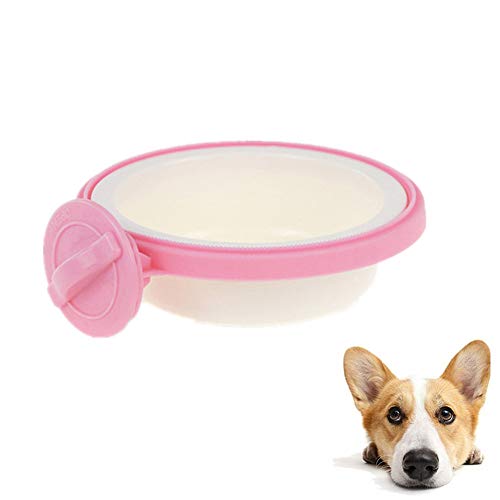 Hundenapf Futternapf Hund Hundekiste Wasserspender Große Hundenapf Hundenäpfe Medium Rosa Hundenapf Hundekäfig Bowl Hundeschalen Und -schüsseln pink,Small von Shulishishop