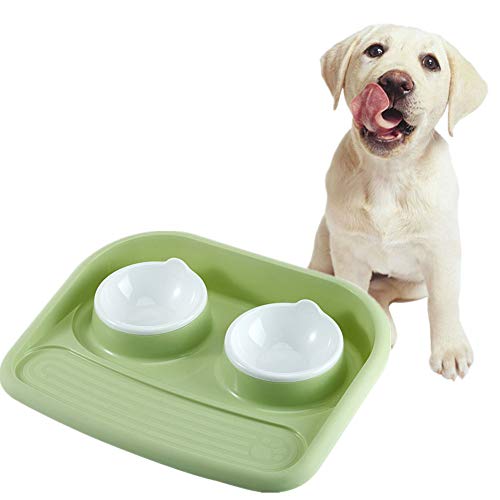 Hundenapf Grosse Hunde Futternapf Hund Futternäpfe Für Hunde Katzen-Hundetrinknapf Futternäpfe Für Hunde Hundenäpfe Medium rutschfeste Cat Bowl Green von Shulishishop