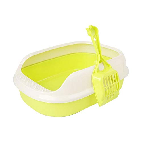 Katze Katzentoilette Matte Katzentoilette Offen Katzentoilette Katzenstreutablett klein Haustier Toilette Kaninchenstreu Tablett Kätzchenstreutablett Green-m Katze Katzentoilette Matte Katzentoilette Offen Katzentoilette Katzenstreutablett klein Haustier Toilette Kaninchenstreu Tablett Kätzchenstreutablett Green-m von Shulishishop