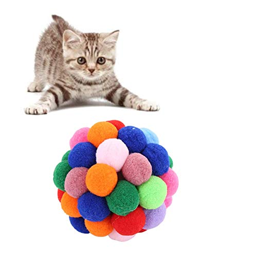 Shulishishop Cat Toy Katzen Spielzeug Cat Treat Spielzeug Katzenfeder Spielzeug Interaktives Katzenspielzeug für Indoor-Katzen Kätzchen-Spielwaren für Innenkatzen 7cm von Shulishishop