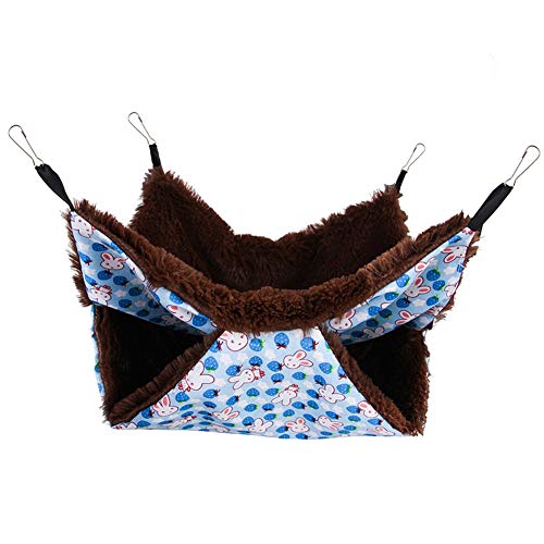 Shulishishop Hängematte Katze Hängematte Meerschweinchen Kleines Haustierbett Rattenhängematten Für Käfig Kätzchenbett Hamster-Haus Hamster-Hängematte Blue,S Shulishishop Hängematte Katze Hängematte Meerschweinchen Kleines Haustierbett Rattenhängematten Für Käfig Kätzchenbett Hamster-Haus Hamster-Hängematte Blue,S von Shulishishop