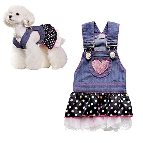 Shulishishop Haustierkleid Katzenkleid Hundekleidung für kleine Hunde Haustier Party Kleid Rock für kleinen Hund Bling Hundekleid Nette Hundekleider xs Shulishishop Haustierkleid Katzenkleid Hundekleidung für kleine Hunde Haustier Party Kleid Rock für kleinen Hund Bling Hundekleid Nette Hundekleider xs von Shulishishop
