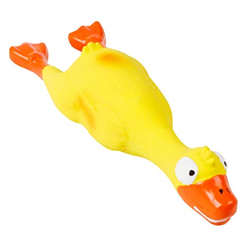 Shulishishop Hunde Interaktives Spielzeug Haustier Spielzeug Hund interaktives Spielzeug Spielzeug für kleine, mittelgroße Hunde Pet Kauspielzeug Haustierzubehör Yellow Duck von Shulishishop