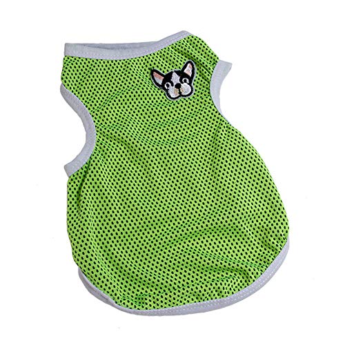 Shulishishop Hunde Mantel Sommer hundekleidung Sommer Katze Kleidung Haustiere Hundekleidung für den Sommer Kätzchen Kleidung Bequeme Haustierkleidung Green,xs von Shulishishop