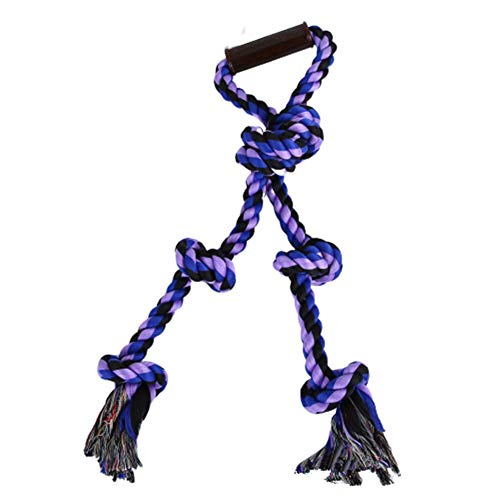 Shulishishop Hunde Spielzeug Hundespielzeug Seil Hundespielzeug Welpenspielzeug Ab 8 Wochen Seil Hundespielzeug Welpen Kauspielzeug Hundekauspielzeug Purple von Shulishishop
