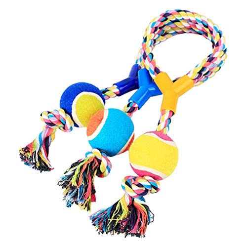 Shulishishop Hunde Spielzeug Kleine Hunde Hunde Spielzeug Hundekauspielzeug Hundeseil Spielzeug Seil Hundespielzeug Welpenspielzeug Ab 8 Wochen 3pcs von Shulishishop