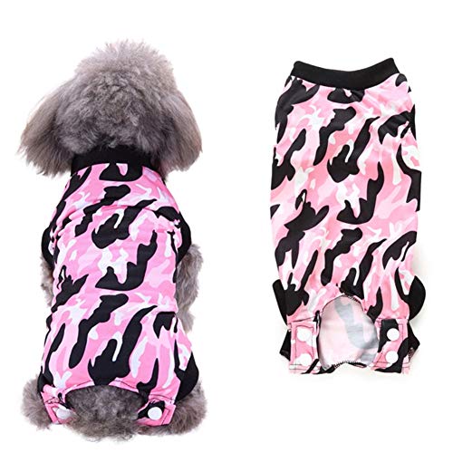 Shulishishop Hundebody Katzenbody Chirurgischer Hundeanzug nach der Kastration Cat Recovery Suit Katzenmäntel für Haustiere Medizinisches Haustier Shirt Hund Camouflage-pink,m Shulishishop Hundebody Katzenbody Chirurgischer Hundeanzug nach der Kastration Cat Recovery Suit Katzenmäntel für Haustiere Medizinisches Haustier Shirt Hund Camouflage-pink,m von Shulishishop