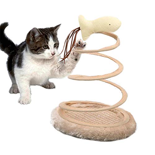 Shulishishop Interaktives Katzenspielzeug Cat Toy Kitten Toys for Indoor Cats Cat Ball Toys Interactive Cat Toy Interactive Cat Toys for Indoor Cats Fish von Shulishishop