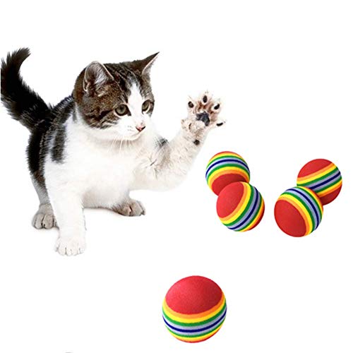 Shulishishop Katze Spielzeug Katzen Spielzeug Katze Ballspielzeug Cat Treat Spielzeug Katze Spielzeug Bälle Katzenfeder Spielzeug von Shulishishop