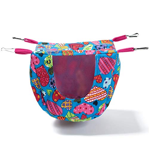 Shulishishop Meerschweinchen Zubehoer Hängematte Katze Haustier-Hängematte Vogelnest hängen Hamster-Hängematte Haustierkäfig-Hängematte Hängendes Vogelhaus 6 von Shulishishop