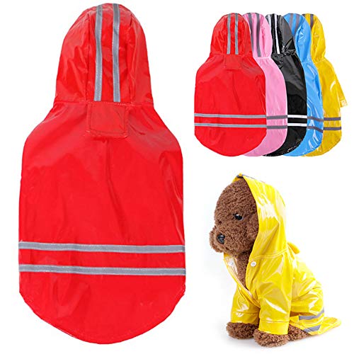 Shulishishop Regenjacke Hund Regenmantel Für Hunde Wasserdicht Hund Regenmantel mit Kapuze Hundemäntel wasserdicht und warm Wasserdichter Regenmantel für Hunde red,s Shulishishop Regenjacke Hund Regenmantel Für Hunde Wasserdicht Hund Regenmantel mit Kapuze Hundemäntel wasserdicht und warm Wasserdichter Regenmantel für Hunde red,s von Shulishishop