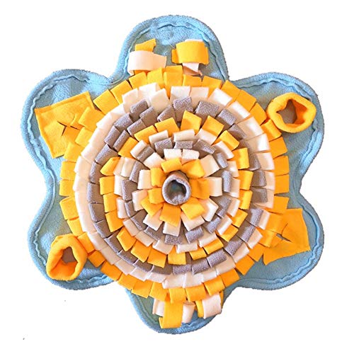 Shulishishop Schnüffelrasen Hundespielzeug Große Hunde Intelligenz Für Hunde Hund Puzzle Mat Hundegehirnspiele Hundespielzeug für Langeweile Haustier Snuffle Mat Yellow von Shulishishop