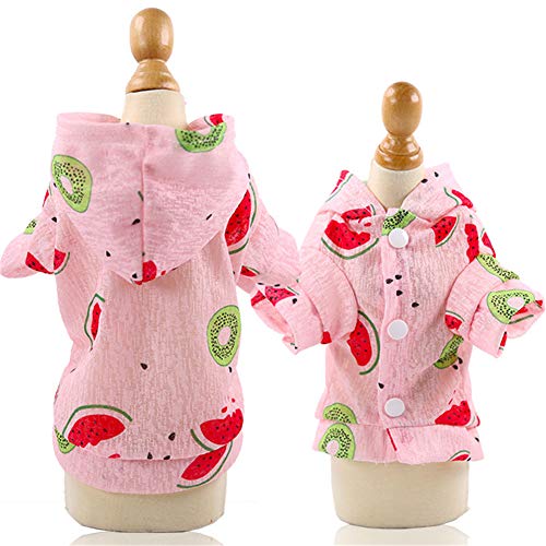 Shulishishop Sommer Hunde Klamotten hundekleidung Sommer Hundekleid Hundemäntel Kätzchen Kleidung Kleidung für Hunde Bequeme Haustierkleidung Hundehoodie 1,s von Shulishishop