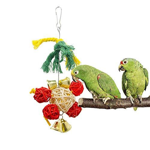 Shulishishop Wellensittich Spielzeug FüR Den KäFig Wellensittich Spielzeug Papagei Spielzeug African Grey Papagei Spielzeug Vogelspielzeug Für Papageienvögel e von Shulishishop