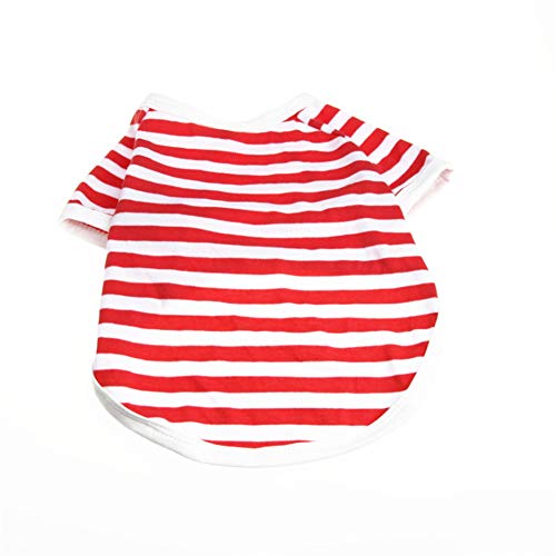 Shulishishop hundekleidung Sommer Hunde Mantel Sommer Welpenkleidung Kätzchen Kleidung Hundekleidung für kleine Hunde Französische Bulldogge Kleidung red,xs von Shulishishop