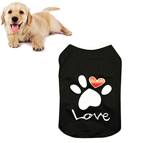Shulishishop hundekleidung Sommer Sommer Hunde Klamotten Hundemantel Welpenmantel Katze Kleidung Haustiere Haustier-Kleidung Bequeme Haustierkleidung Black,xs von Shulishishop