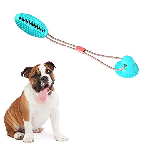 Shulishishop hundespielzeug Unzerstörbar Hunde Kauspielzeug Hundespielzeug für Langeweile Hundegummibälle Dispenser Fütterungsball Hundespiel & Training Spielzeug D von Shulishishop