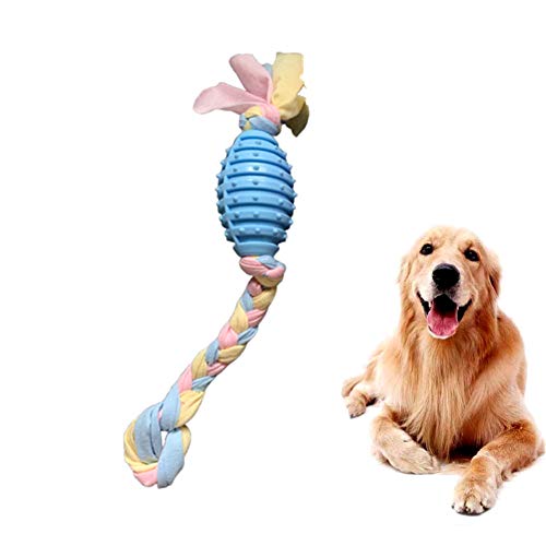 Shulishishop hundespielzeug für kleine Hunde Intelligenz welpenspielzeug Set Hund Hund kaut Lange anhaltende natürliche Hund Spielzeug für langeweile olivetype,Blue von Shulishishop