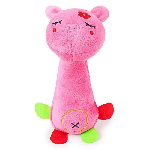 Shulishishop hundespielzeug plüschtier Spielzeug Für Hunde Welpe Kinderkrankheiten Spielzeug Hundespielzeug Squeaky Quietschendes Spielzeug Hundekauspielzeug pink von Shulishishop