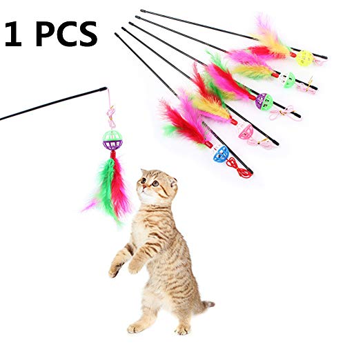 Shulishishop katzenspielzeug Angel katzenspielzeug Set Katzen Angelruten Spielzeug Katzenfederspielzeug Katzen Zauberstab Spielzeug Katzen-Teaser Katzenstab b Shulishishop katzenspielzeug Angel katzenspielzeug Set Katzen Angelruten Spielzeug Katzenfederspielzeug Katzen Zauberstab Spielzeug Katzen-Teaser Katzenstab b von Shulishishop