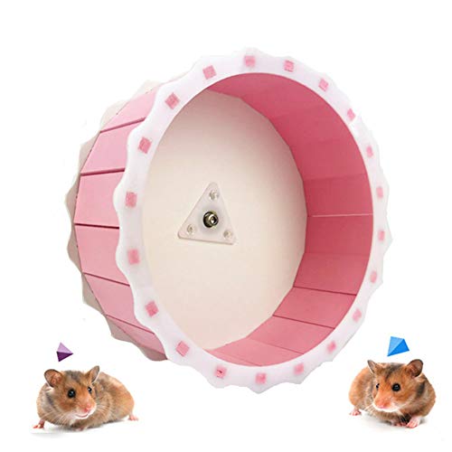 hamsterrad laufrad Hamster Holz Hamster Rad Zwerg Hamster Rad Große Hamster Ball Hamster Rad stille Spinner Hamster stille Rad pink von Shulishishop
