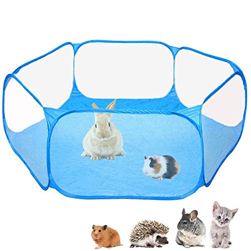 laufstall Katze Katzen laufstall Meerschweinchen Pen Kaninchenlauf drinnen Tierstift Meerschweinchen Indoor Run Indoor Rabbit Pen Blue von Shulishishop