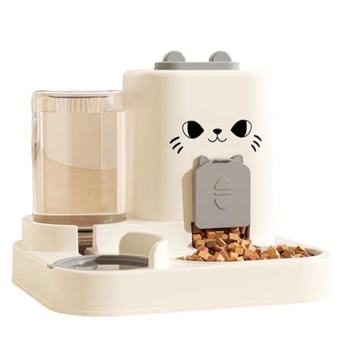 Futterstation für Hunde, auslaufsicher, abnehmbare Schale, rutschfeste Unterseite, automatische Futterspender und Wasserbrunnen Futterstation für Hunde, auslaufsicher, abnehmbare Schale, rutschfeste Unterseite, automatische Futterspender und Wasserbrunnen von Shurhome