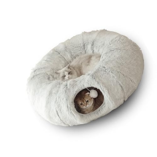 Tunnel Versteck Weiches Haus Haustier Schlafbett für den Innenbereich Haustiere Versteck Camping Lounge Bequemes Haustierbett von Shurhome