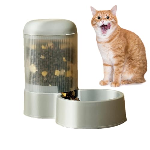 Shurzzesj Automatischer Futterspender für Katzen, Trockenfutter, große Kapazität, Futterspender für kleine Haustiere, abnehmbarer Hundenapf für Welpen und alle Rassen Shurzzesj Automatischer Futterspender für Katzen, Trockenfutter, große Kapazität, Futterspender für kleine Haustiere, abnehmbarer Hundenapf für Welpen und alle Rassen von Shurzzesj