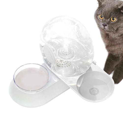 Shurzzesj Automatischer Haustier-Trinknapf – Katzenfutterspender Wassernapf, automatischer Schneckenform-Trinkbrunnen, 2-in-1 Haustier-Wasser- und Futternapf-Set, automatischer Futterspender Shurzzesj Automatischer Haustier-Trinknapf – Katzenfutterspender Wassernapf, automatischer Schneckenform-Trinkbrunnen, 2-in-1 Haustier-Wasser- und Futternapf-Set, automatischer Futterspender von Shurzzesj