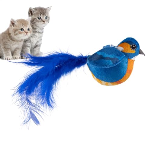 Shurzzesj Flapping Bird Cat Toy | Flapping Wings Chirping Bird - Flying Bird Toy, Interactive Super Soft Realistic Bird Cat Toy, Cat Toy Bird That Flaps for Indoor Cats Shurzzesj Flapping Bird Cat Toy | Flapping Wings Chirping Bird - Flying Bird Toy, Interactive Super Soft Realistic Bird Cat Toy, Cat Toy Bird That Flaps for Indoor Cats von Shurzzesj