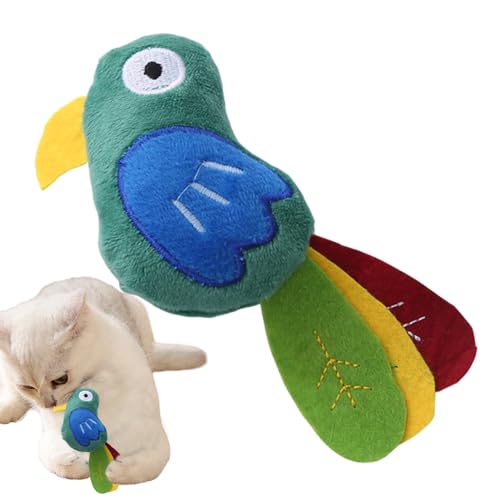 Shurzzesj Katzenspielzeug Tiere mit Katzenminze – Papageienform, Plüschspielzeug für Katzen, Kuh-Design, unterhaltsames Katzenminze-Spielzeug für Teaser, unterhaltsam, interaktiv, für kleine Katzen Shurzzesj Katzenspielzeug Tiere mit Katzenminze – Papageienform, Plüschspielzeug für Katzen, Kuh-Design, unterhaltsames Katzenminze-Spielzeug für Teaser, unterhaltsam, interaktiv, für kleine Katzen von Shurzzesj