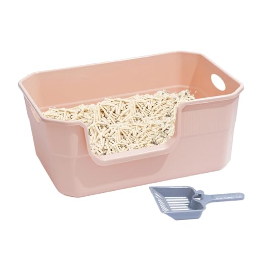 Shurzzesj Katzentoilette, offen, extra tief, auslaufsicher, Katzentablett, Haustierzubehör für große, kleine Katzen Shurzzesj Katzentoilette, offen, extra tief, auslaufsicher, Katzentablett, Haustierzubehör für große, kleine Katzen von Shurzzesj