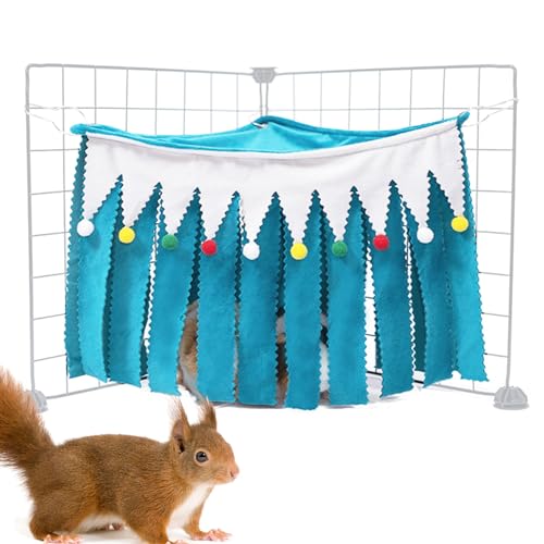 Shurzzesj Meerschweinchen-Versteck | Fleece-Schlafbett, gemütliche Hamster-Hängematte | Meerschweinchen-Käfig-Zubehör, Peekaboo-Spielzeug für fliegende Eichhörnchen, Igel, Rennmäuse, waschbar Shurzzesj Meerschweinchen-Versteck | Fleece-Schlafbett, gemütliche Hamster-Hängematte | Meerschweinchen-Käfig-Zubehör, Peekaboo-Spielzeug für fliegende Eichhörnchen, Igel, Rennmäuse, waschbar von Shurzzesj