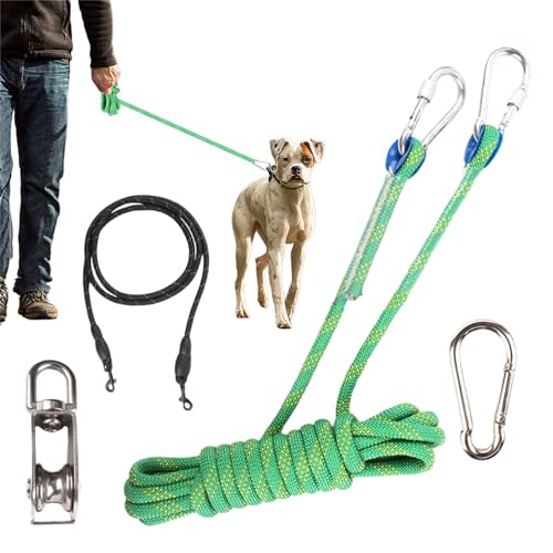 Shurzzesj Outdoor-Hundeleine, verhedderungssicher, für den Hinterhof, tragbare Hundeleine, Camping-Leine, Außenkabel für Outdoor-Aktivitäten Shurzzesj Outdoor-Hundeleine, verhedderungssicher, für den Hinterhof, tragbare Hundeleine, Camping-Leine, Außenkabel für Outdoor-Aktivitäten von Shurzzesj