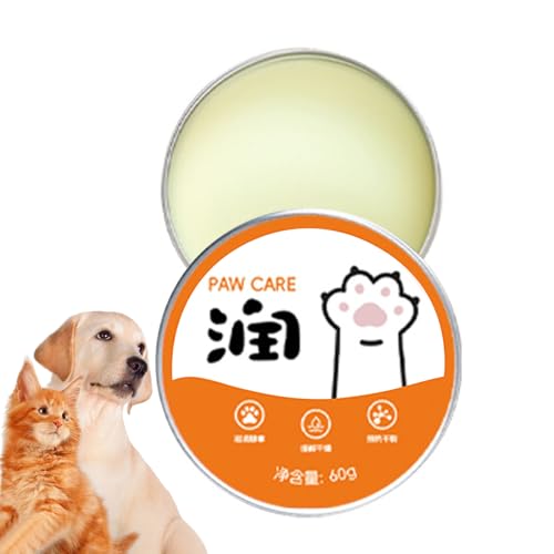 Shurzzesj Pfotenbalsam für Haustiere, 60 g, natürliche Creme zur Reparatur von Pfotentrockenheit, botanische Haustierfüße, Hautpflegezubehör für Kätzchen, große Hunde, Welpen, mittelgroße Hunde Shurzzesj Pfotenbalsam für Haustiere, 60 g, natürliche Creme zur Reparatur von Pfotentrockenheit, botanische Haustierfüße, Hautpflegezubehör für Kätzchen, große Hunde, Welpen, mittelgroße Hunde von Shurzzesj