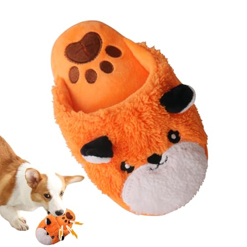 Shurzzesj Quietschendes Hundespielzeug | Hunde-Kauspielzeug Leckerli-Dosierung | Plüschtiere für langsames Fressen, Hundeschuh Spielzeug Weicher Quietscher für aggressive Kauer, interaktives Shurzzesj Quietschendes Hundespielzeug | Hunde-Kauspielzeug Leckerli-Dosierung | Plüschtiere für langsames Fressen, Hundeschuh Spielzeug Weicher Quietscher für aggressive Kauer, interaktives von Shurzzesj